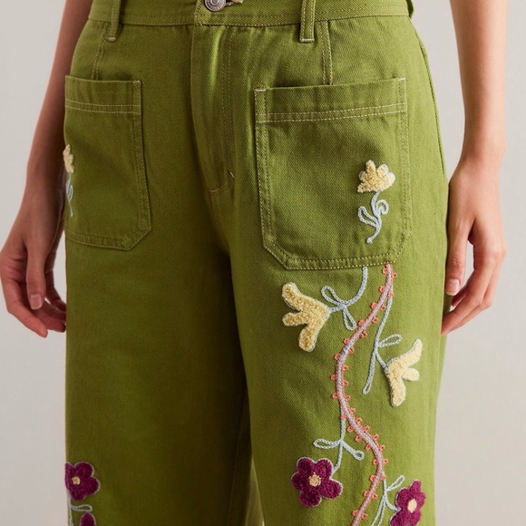 Free People We The Free Summer Bloom embroidered Jeans 
Size 32 - Picture 3 of 15